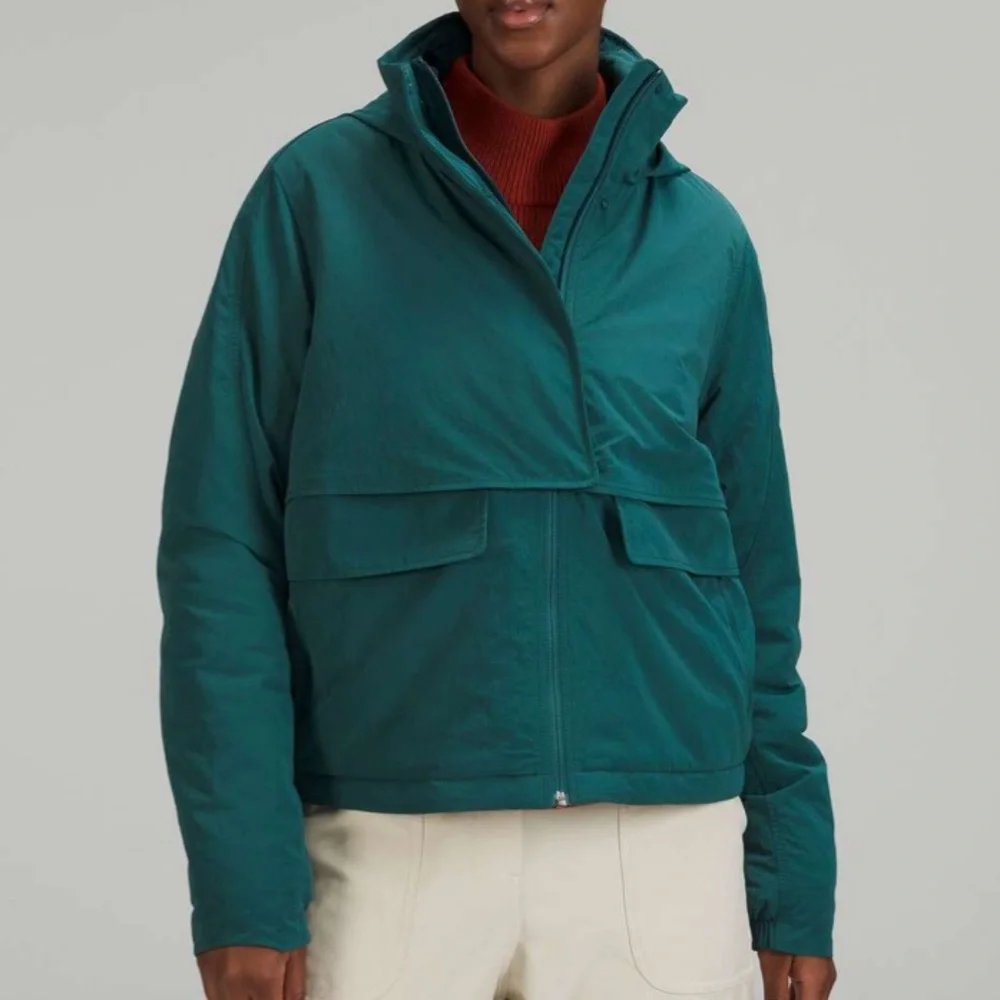 NWT Lululemon Always Effortless Insulated Jacket Green Jasper Size 4 - Picture 11 of 14